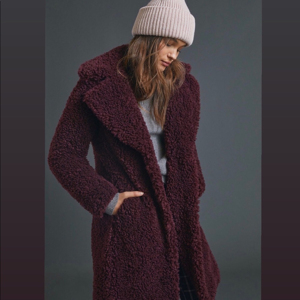 Sanctuary Sherpa Coat size small